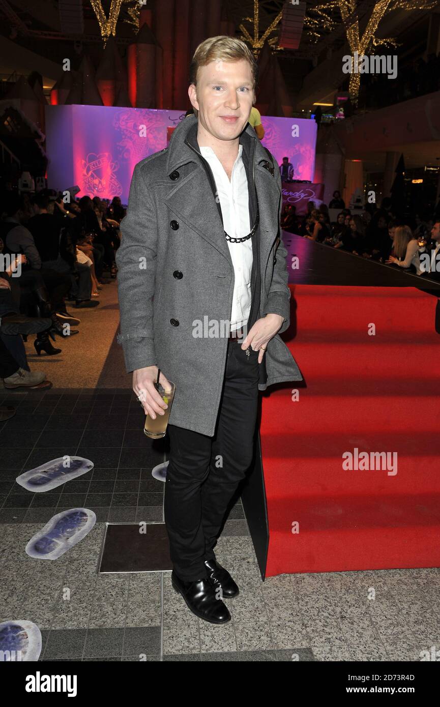 Henry Conway attends the launch of the new Ed Hardy store in Westfield, West London Stock Photo