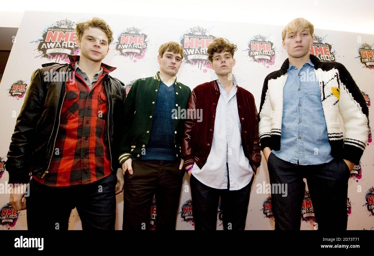 The Drums at the NME Awards Nominations Party, held at the Tabernacle