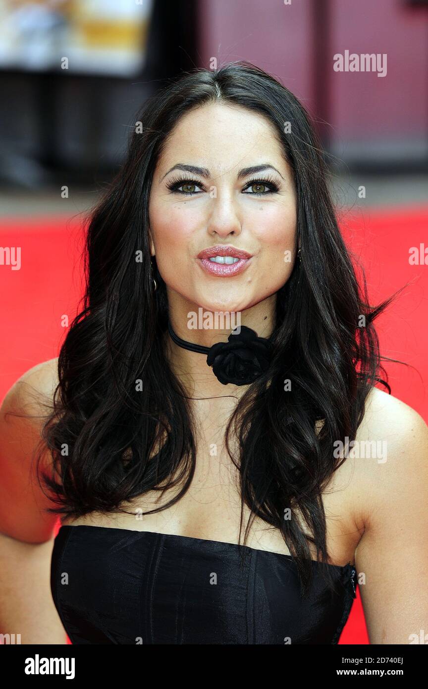 Barbara Mori arrives at the UK premiere of Kites, at the Odeon West End in Leicester Square, central London.  Stock Photo