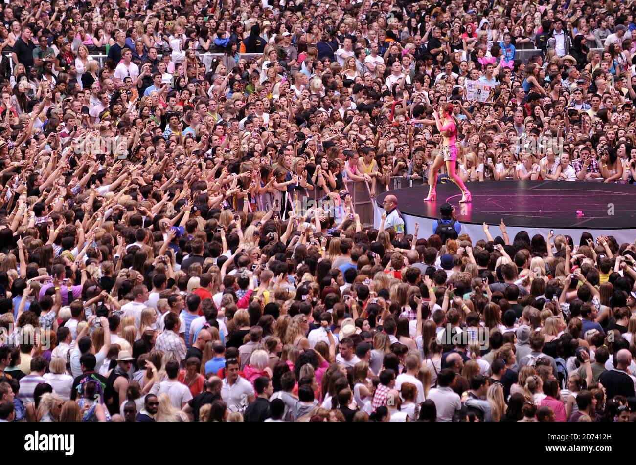 Cheryl Cole performs at the Capital FM Summertime Ball, at Wembley