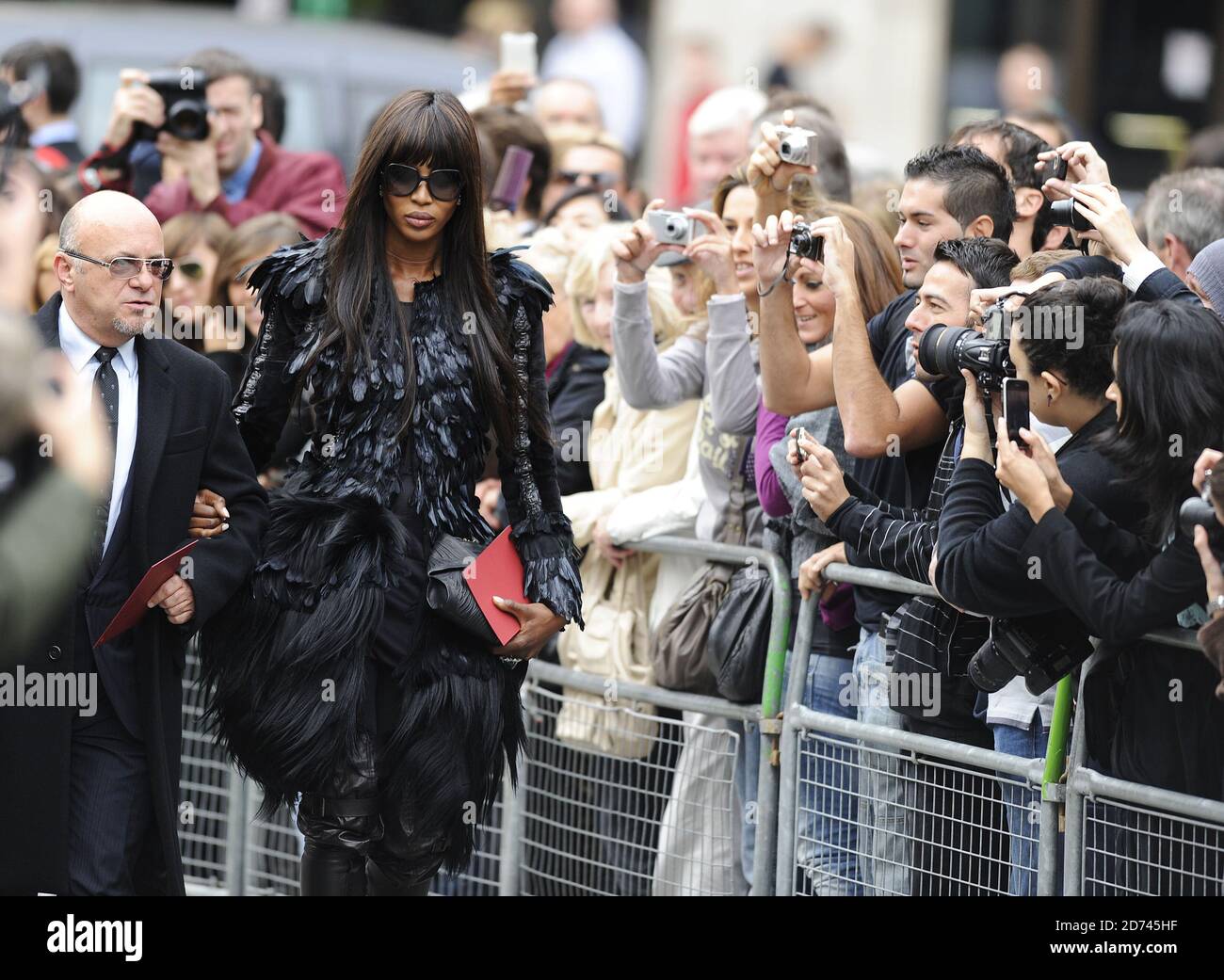 Naomi Campbell during the Alexander McQueen Memorial Service, London Stock  Photo - Alamy