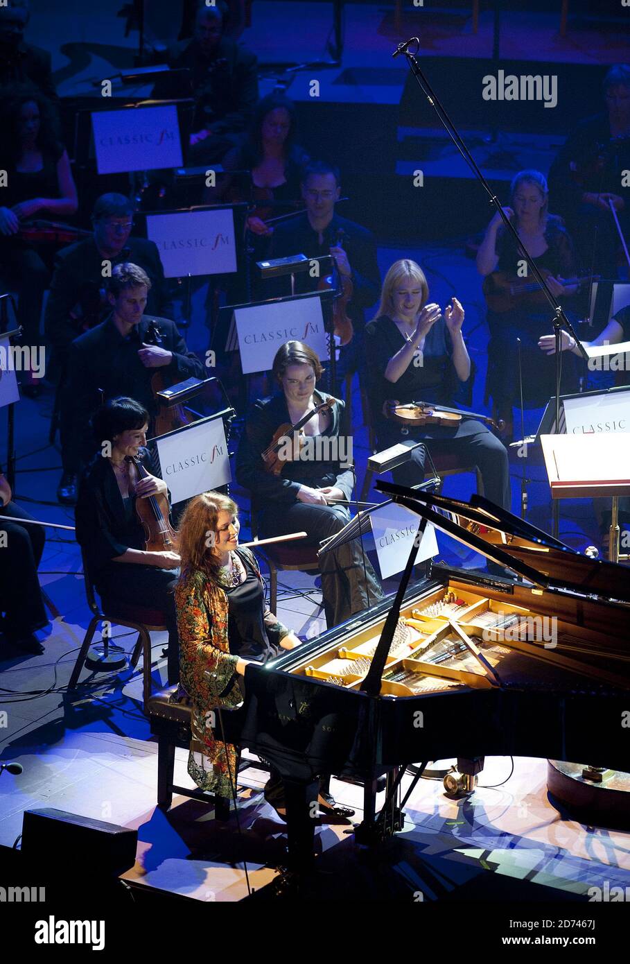 Pianist Gabriela Montero performs with the Royal Liverpool Philharmonic ...