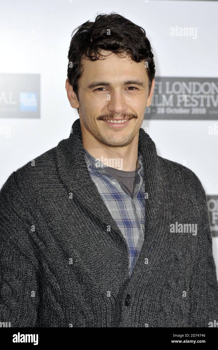 Actor James Franco Pictured At A Photocall For 127 Hours At The Vue 
