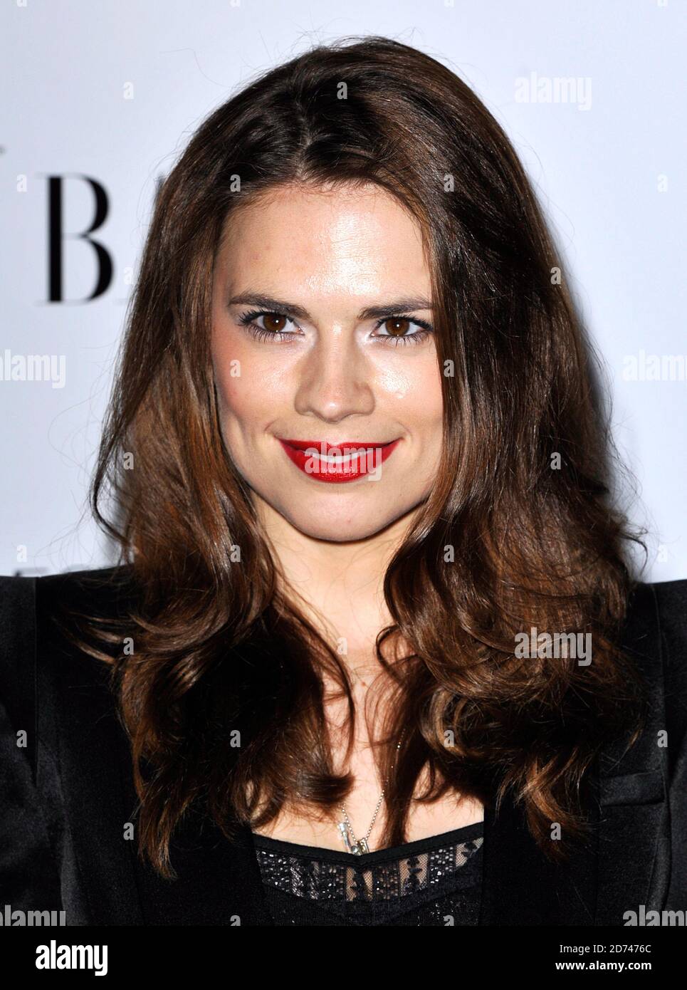 Hayley Atwell arrives at the Harper's Bazaar Women of the Year Awards