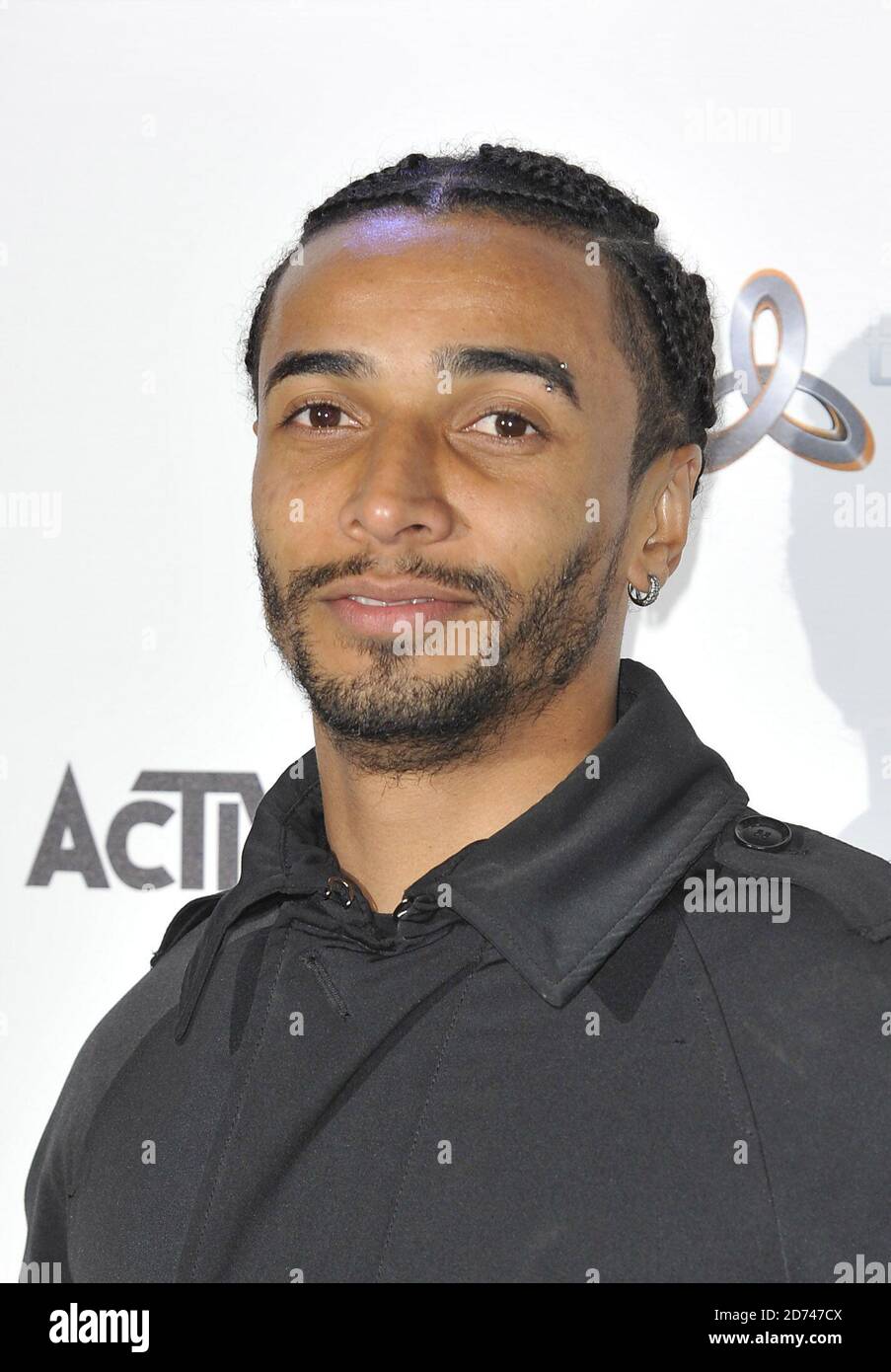 Benoit Assou Ekotto arrives at the Call of Duty: Black Ops Launch party, at Battersea Power Station in south London. Stock Photo