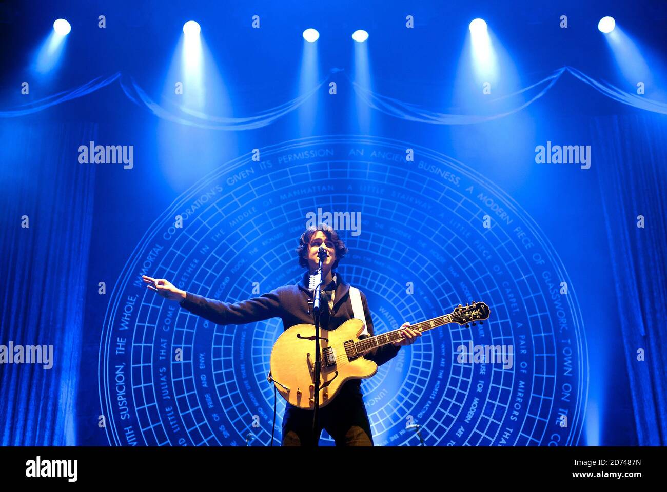 Ezra koenig vampire weekend performing hires stock photography and images Alamy