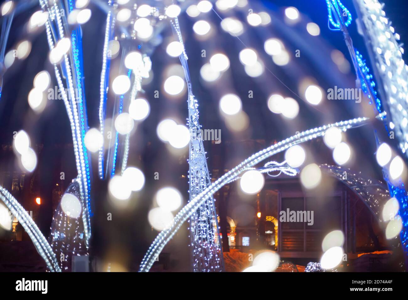 LED lighting at night Stock Photo - Alamy