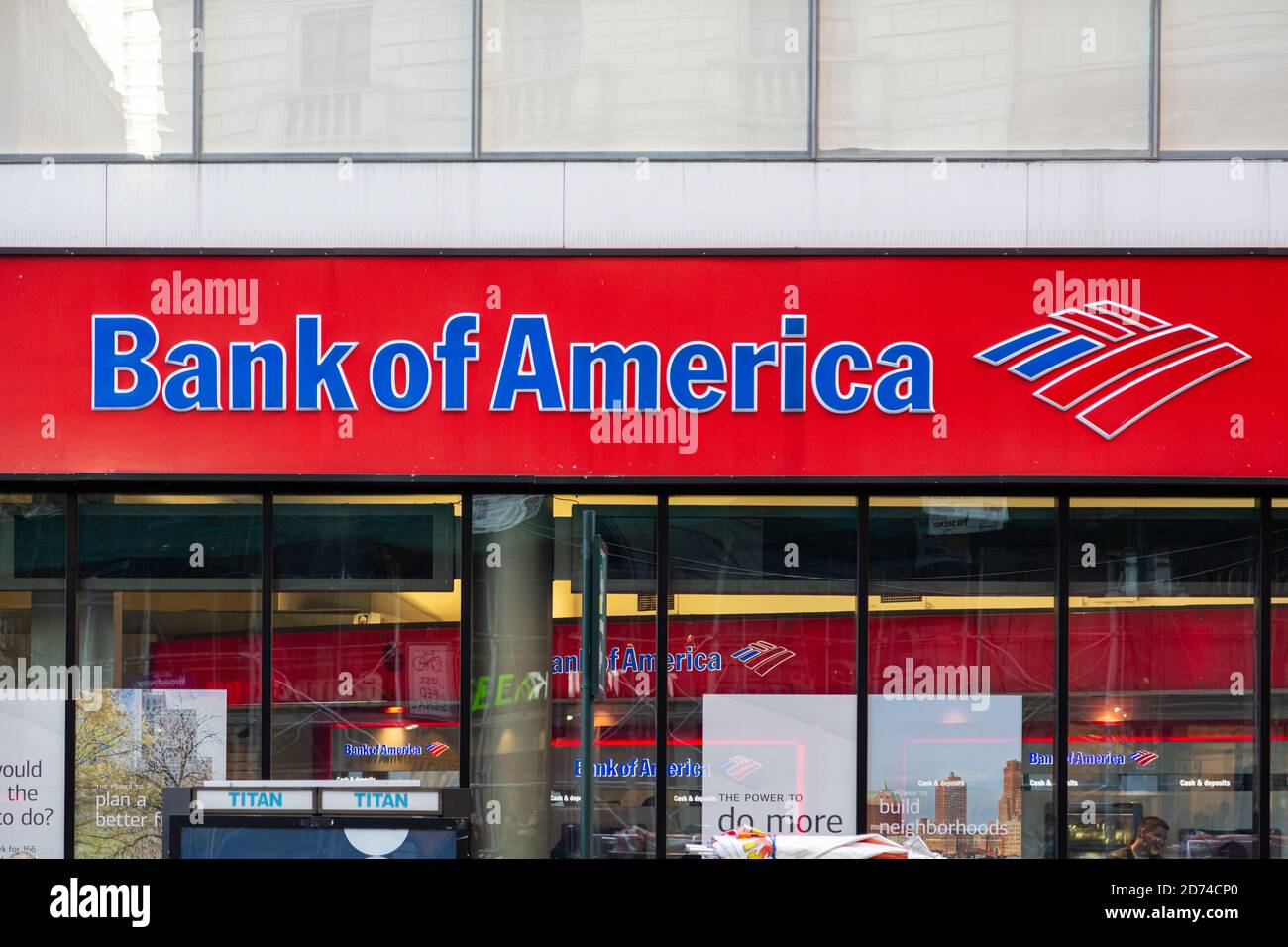 BANK OF AMERICA SIGN ON visual data 8