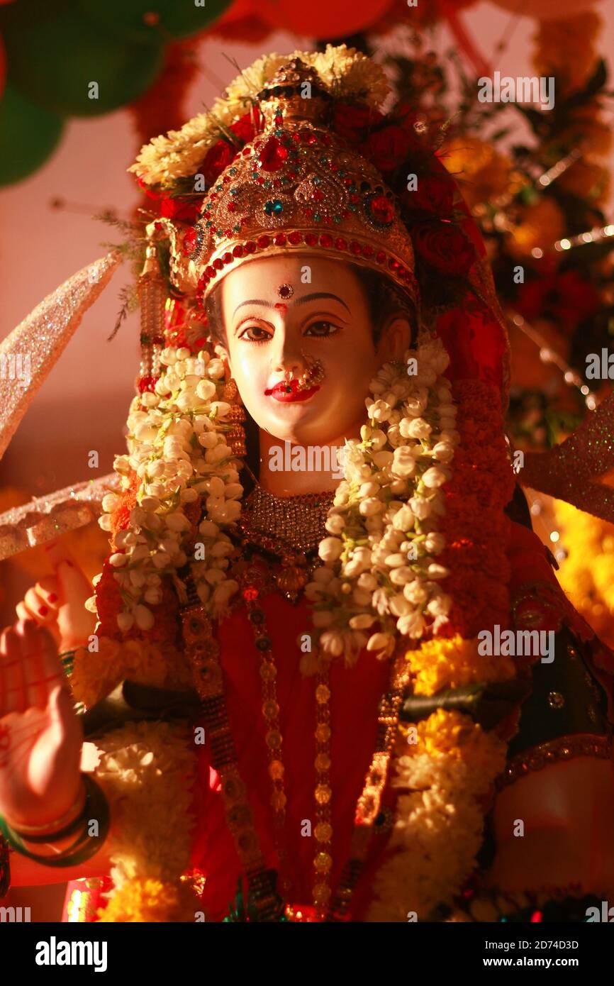 indian festival navratri. lord durga devi stock photo Stock Photo ...