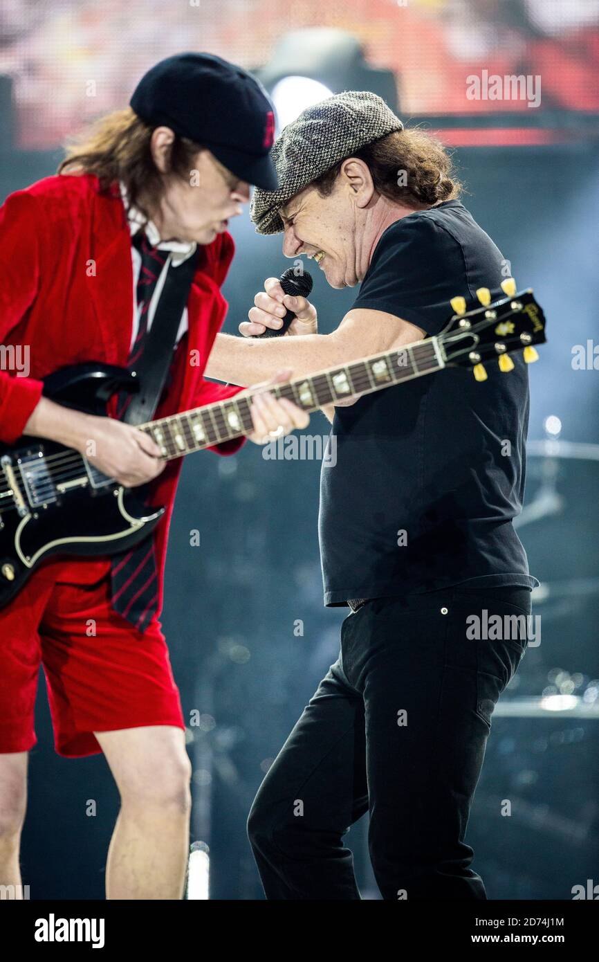 Copenhagen, Denmark. 15th, July 2015. The Australian rock band AC/DC ...