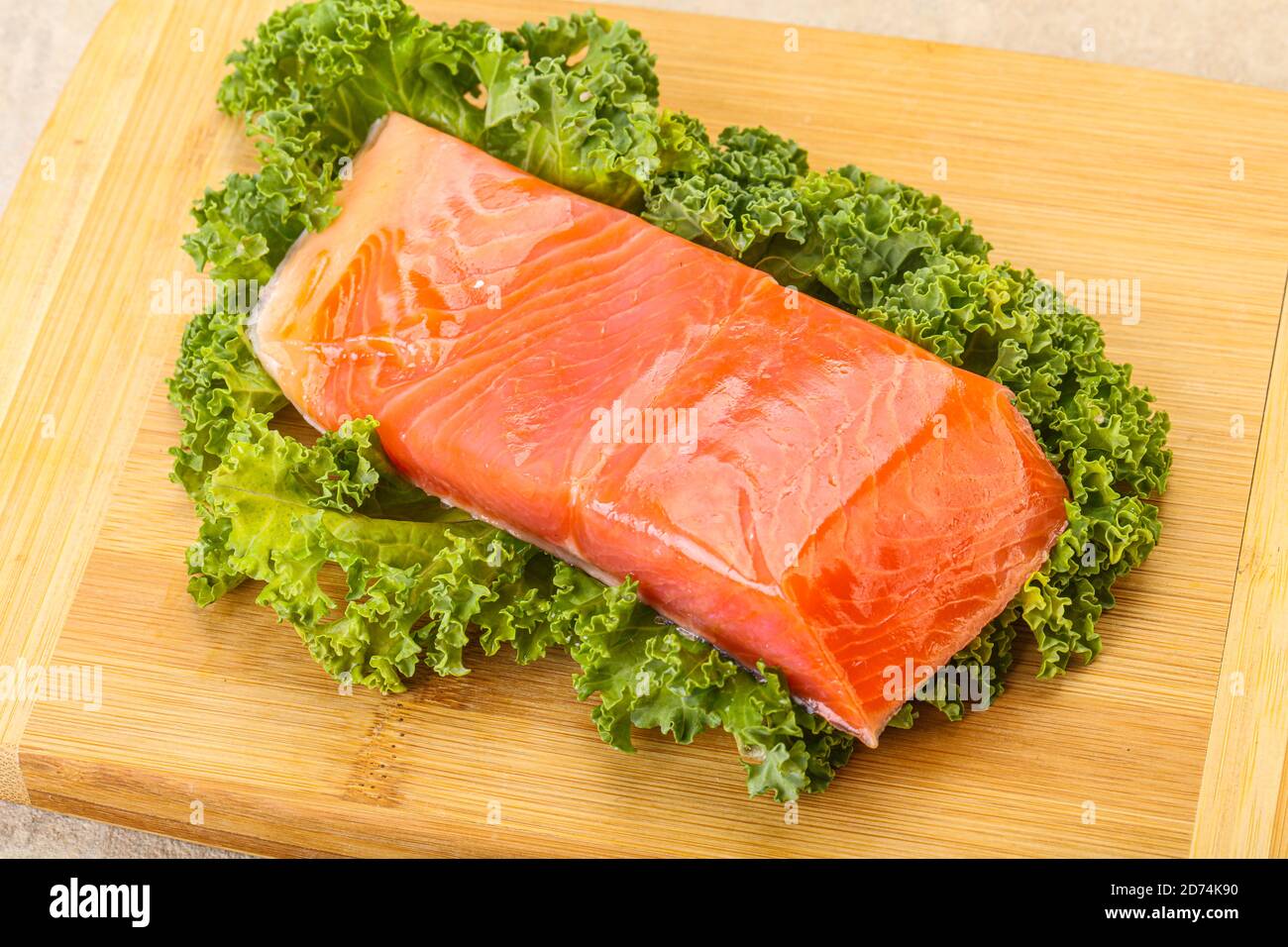 Tasty Salmon fillet slice for cooking Stock Photo - Alamy