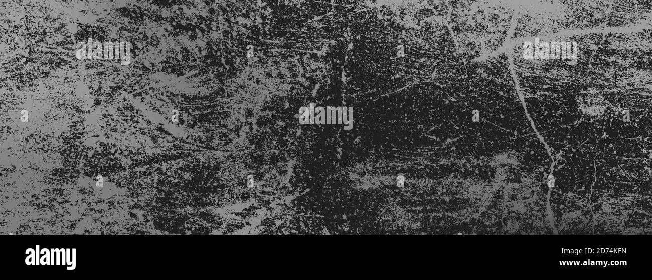 Grunge texture design dark background with distressed gray rust pattern,  paint splashes, broken cracks and stains Stock Photo - Alamy