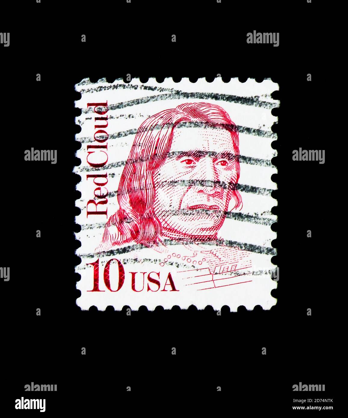 MOSCOW, RUSSIA NOVEMBER 24, 2017 A stamp printed in USA shows Indian