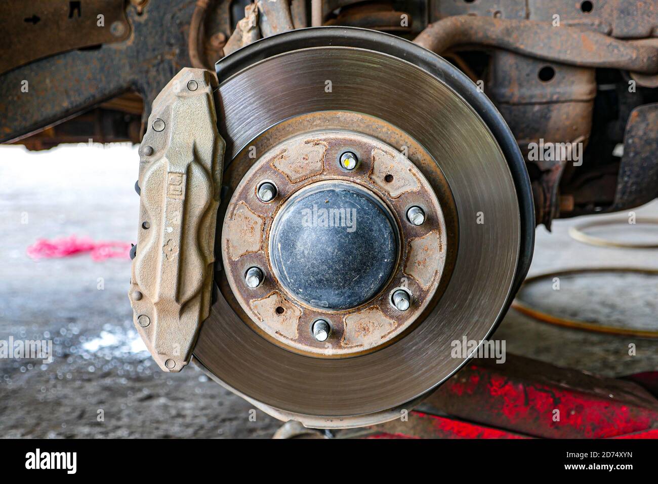 Car suspension system disc hi-res stock photography and images - Alamy