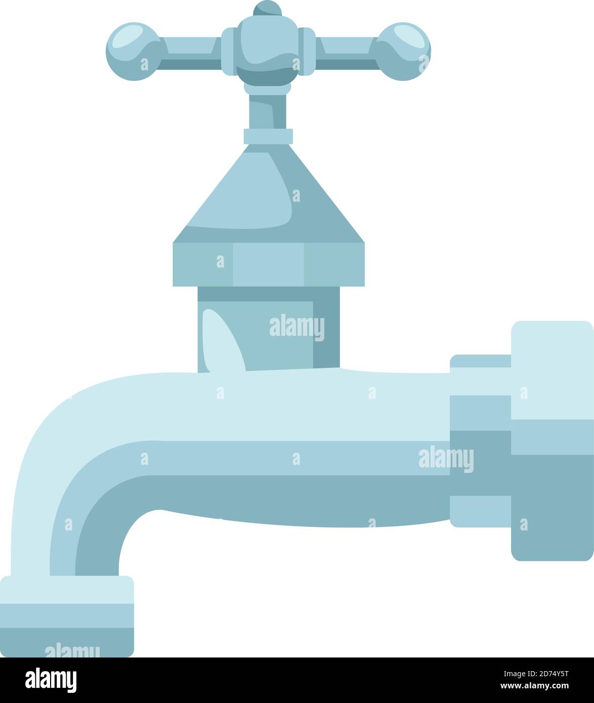 water faucet tap isolated icon vector illustration design Stock Vector ...