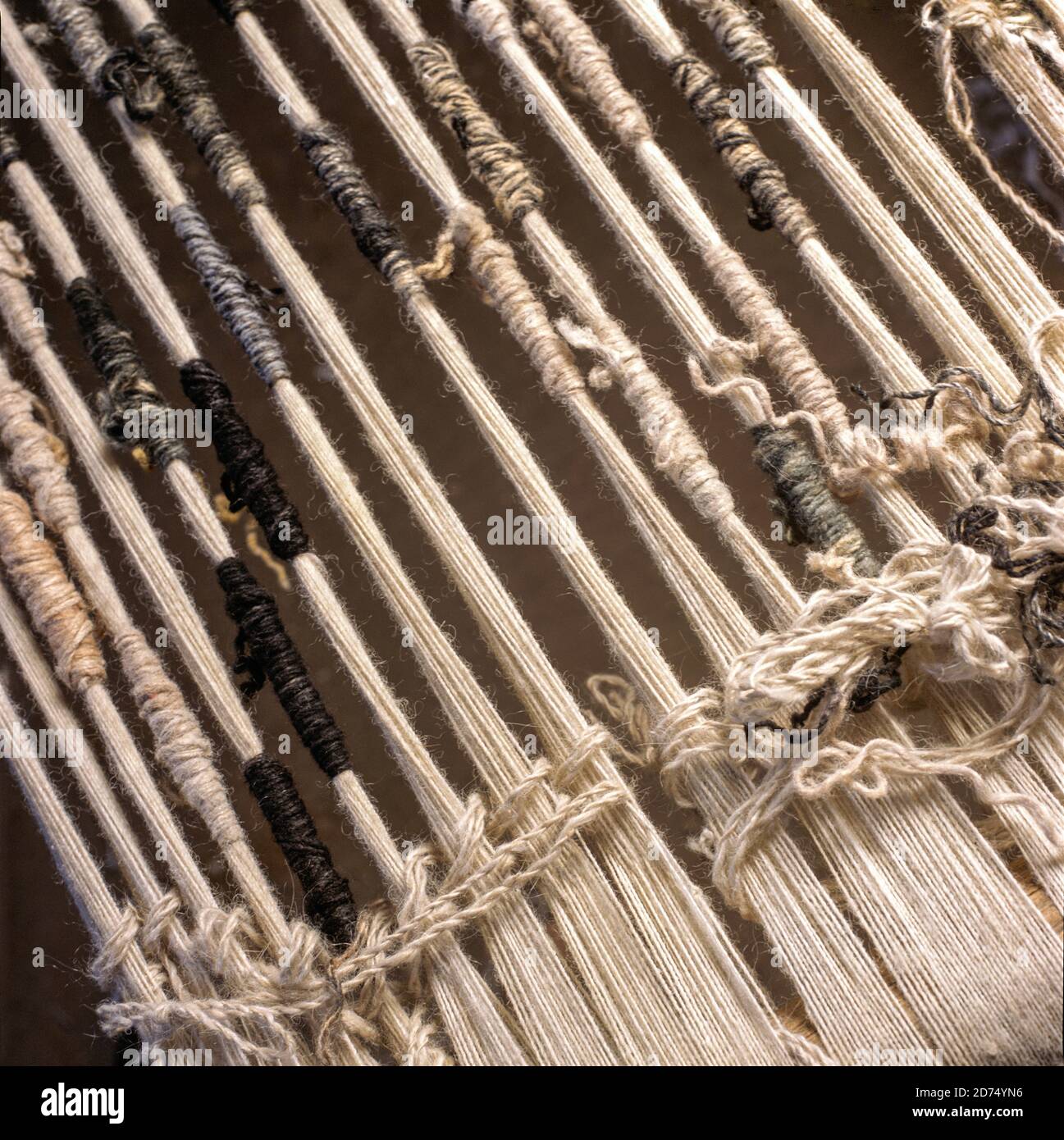 Ponchos of the Mapuche Indians, the pampa guard indicated hierarchy ...