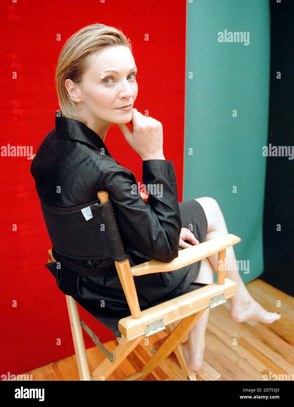 Actress Joan Allen poses for portraits in New York on September 16, 1997.  Photo by Francis Specker Stock Photo - Alamy