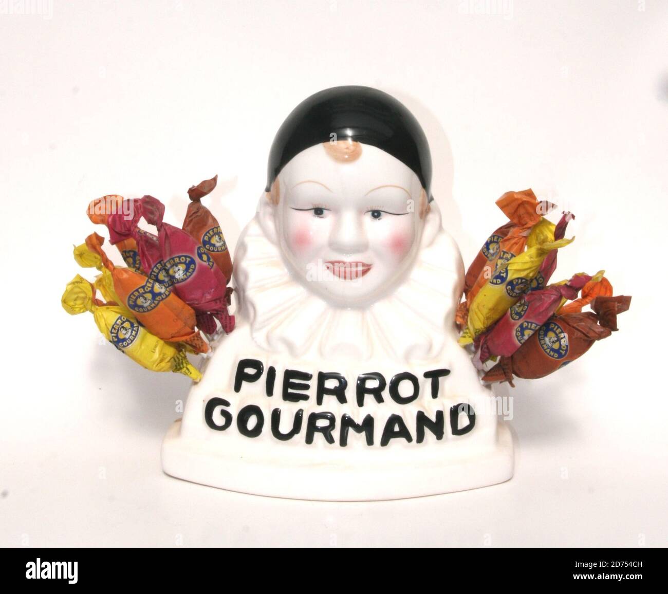 Presentoir de sucette Pierro Gourmand (reproduction 2000) Stock Photo