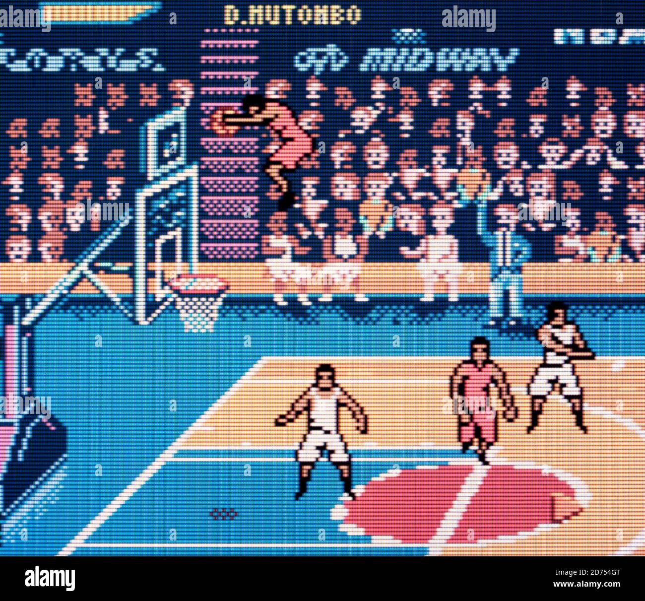 NBA Hoopz - Nintendo Game Boy Color Videogame - Editorial use only Stock Photo