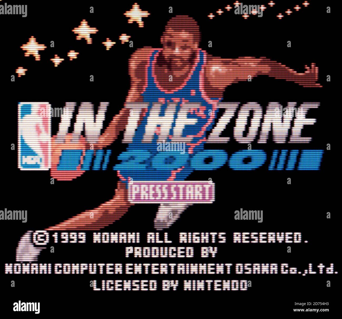 NBA In The Zone 2000 Nintendo Game Boy Color Videogame Editorial
