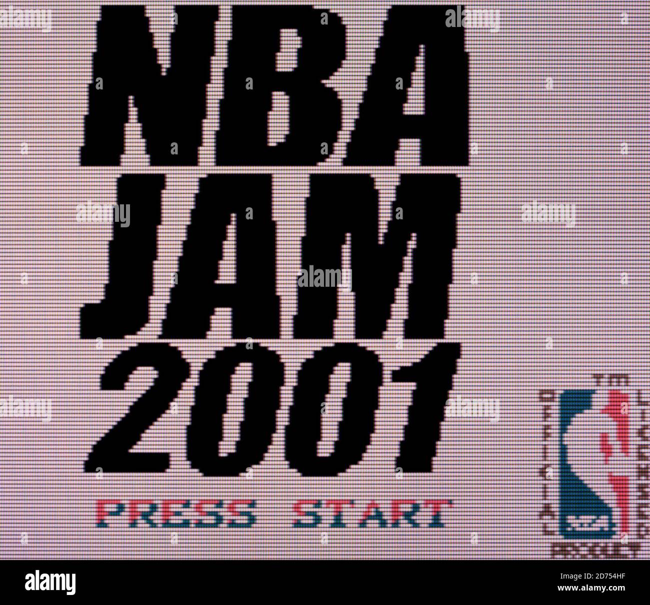 NBA Jam 2001 Nintendo Game Boy Color Videogame Editorial use only