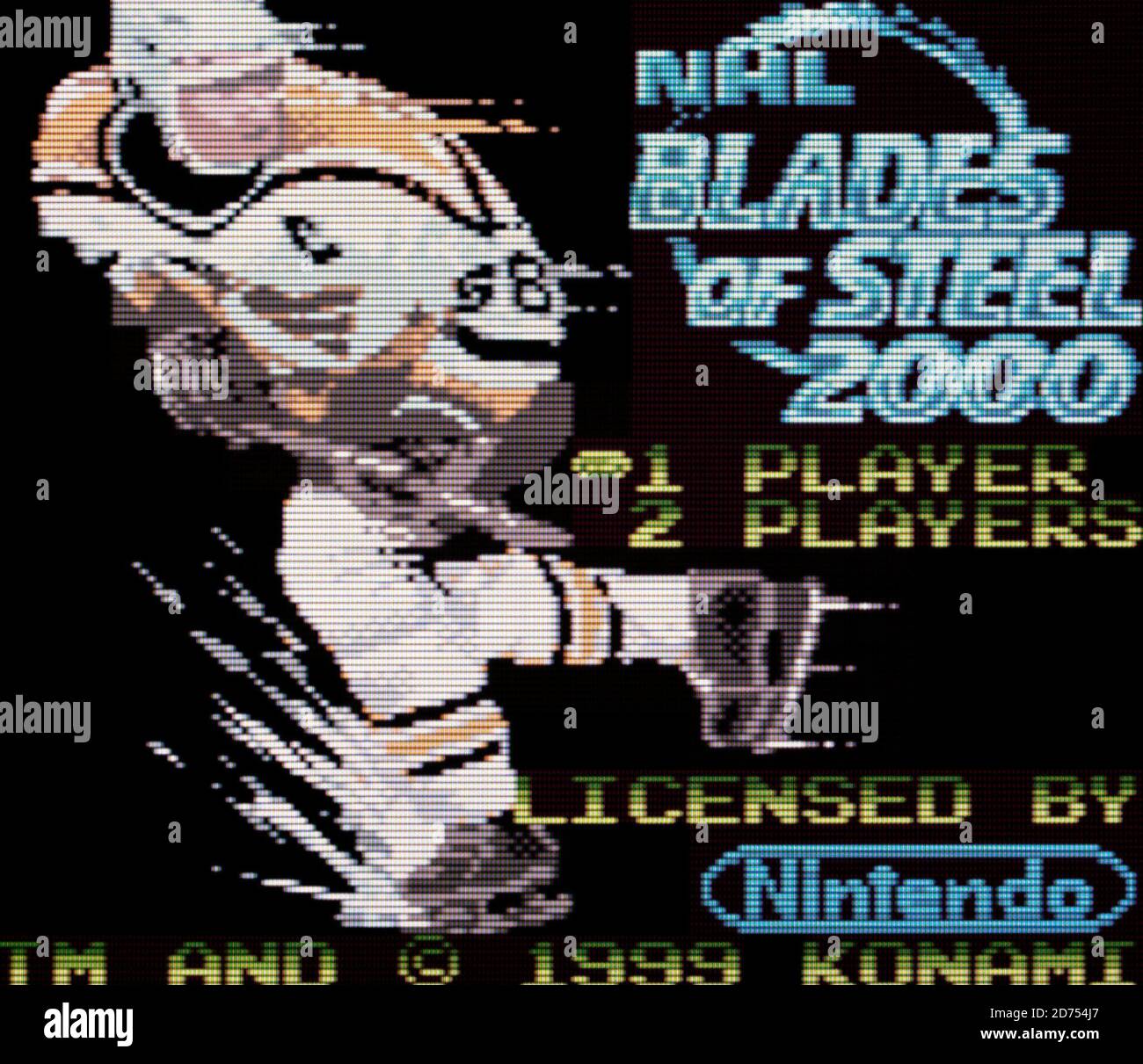 NHL Blades of Steel 2000 Nintendo Game Boy Color Videogame