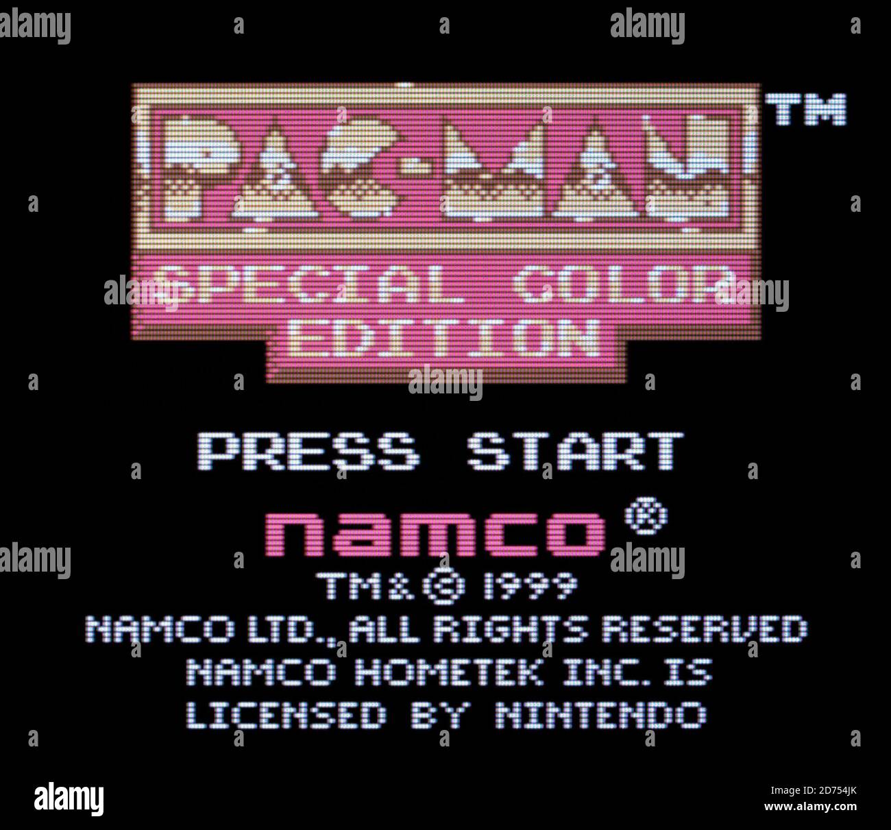 Pac-Man - Nintendo Game Boy Color Videogame - Editorial use only Stock ...