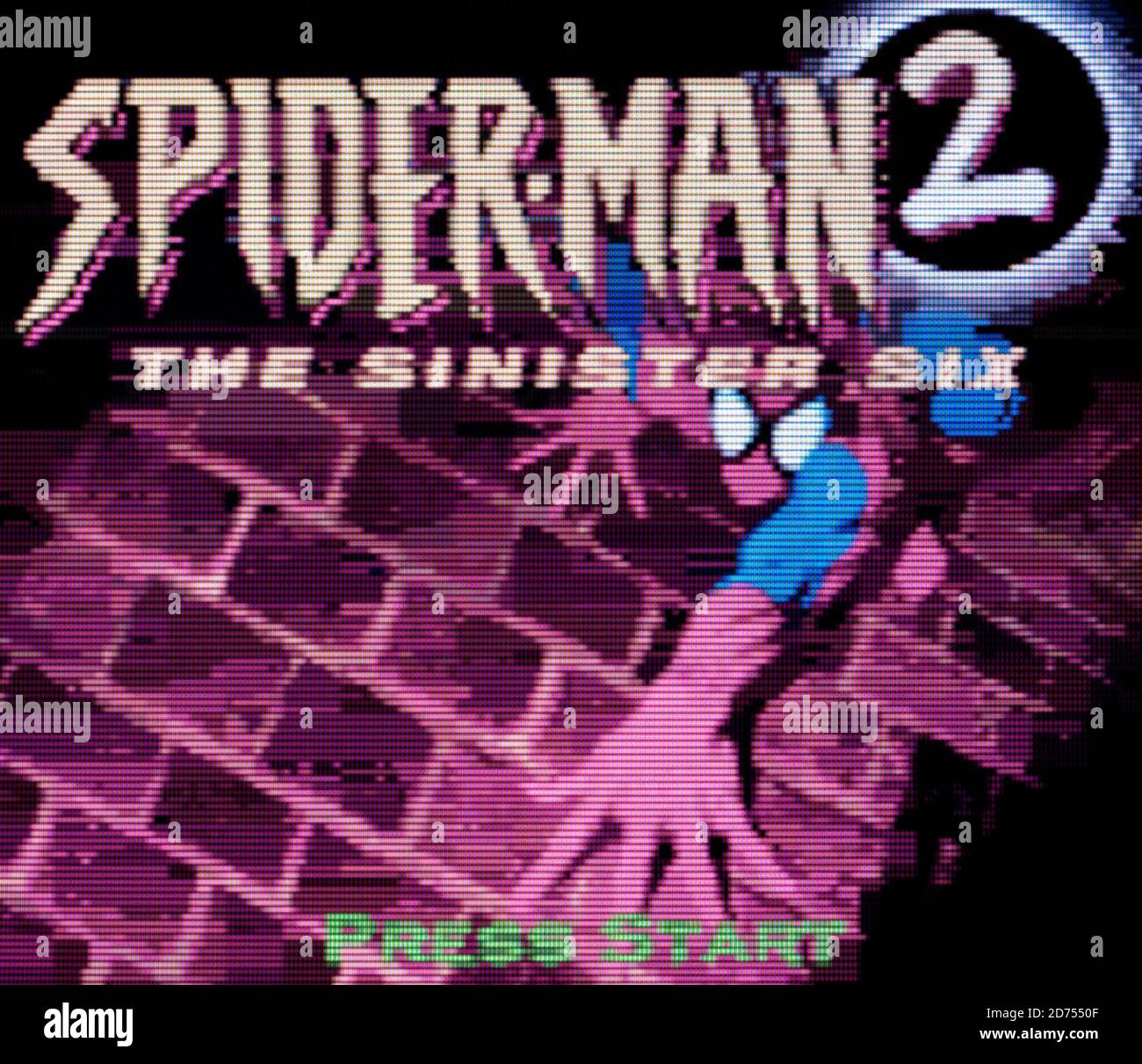 SpiderMan 2 Nintendo Game Boy Color Videogame Editorial use only