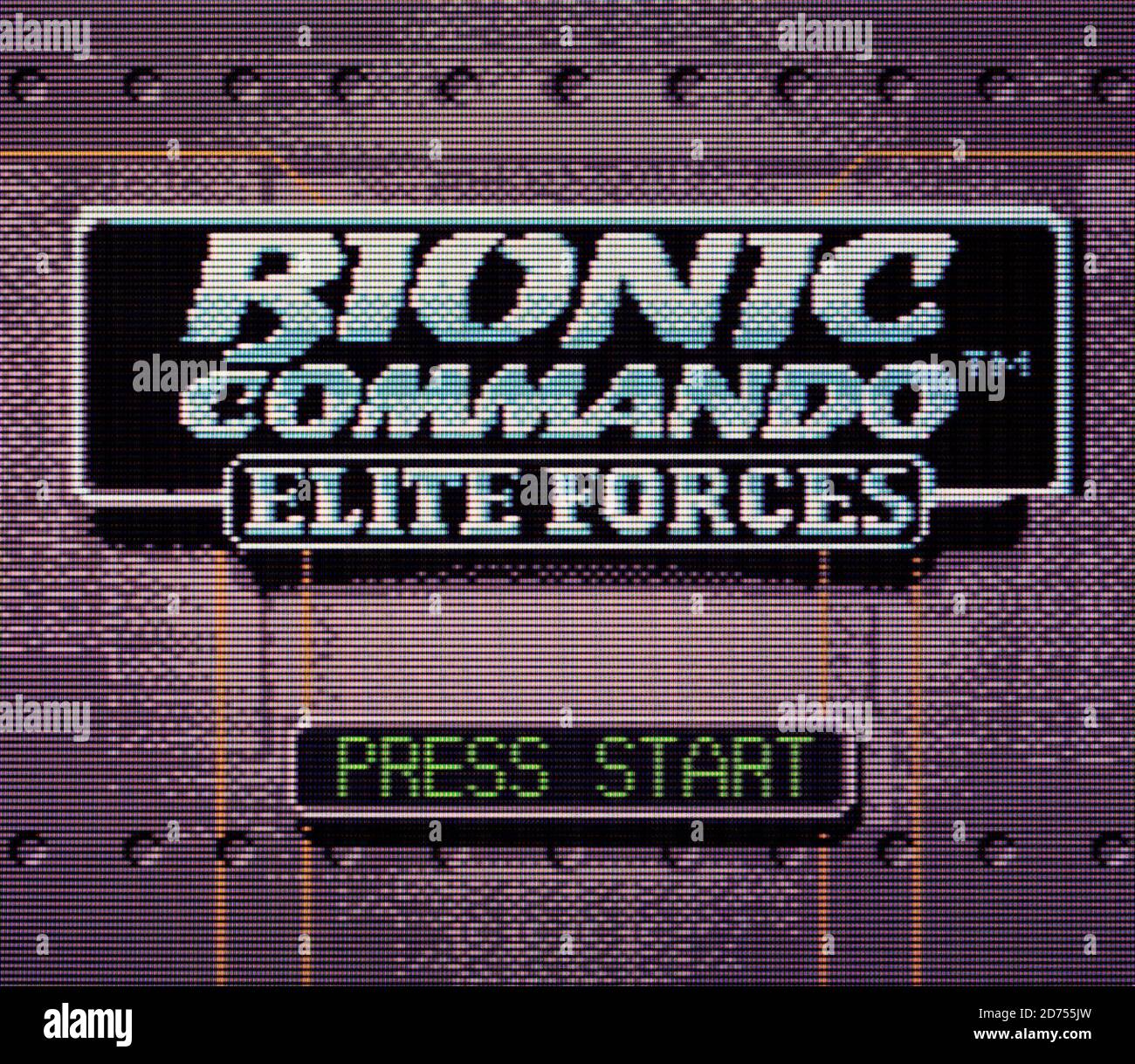 Bionic Commando - Elite Forces - Nintendo Game Boy Color Videogame - Editorial use only Stock Photo