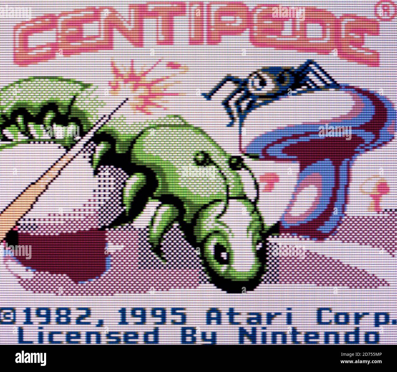 Centipede - Nintendo Game Boy Color Videogame - Editorial use only Stock Photo