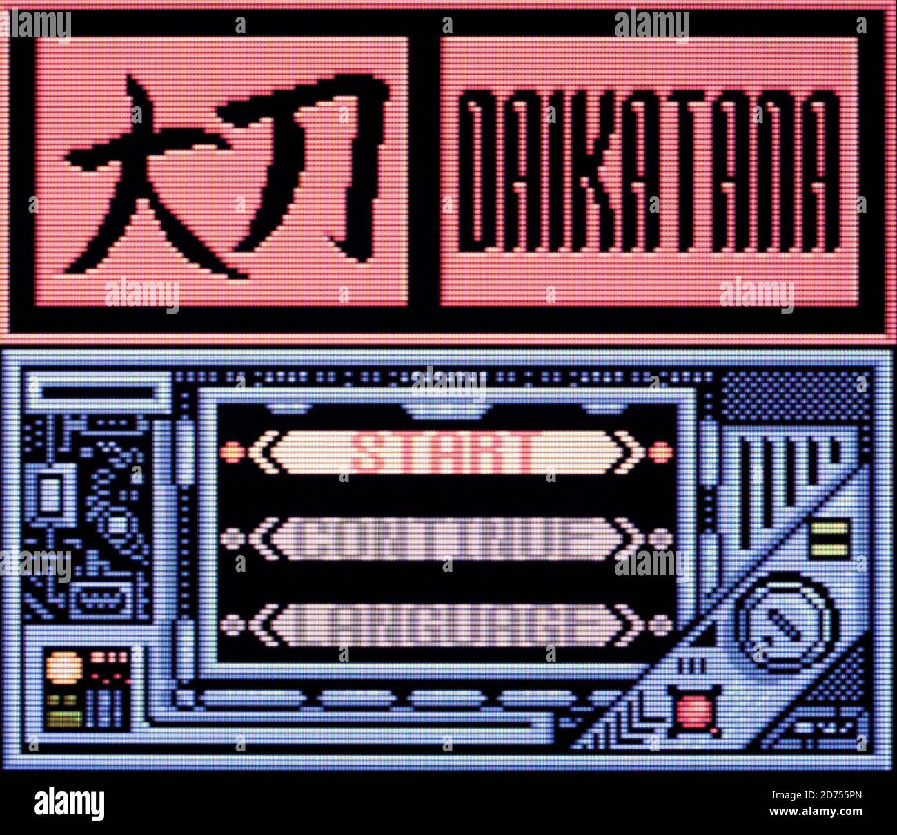 Daikatana - Nintendo Game Boy Color Videogame - Editorial use only Stock Photo