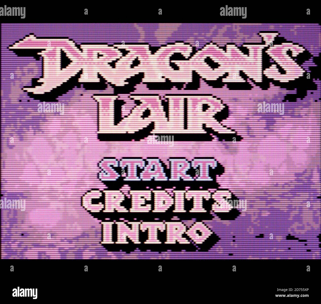 Dragon S Lair Nintendo Game Boy Color Videogame Editorial Use Only Stock Photo Alamy