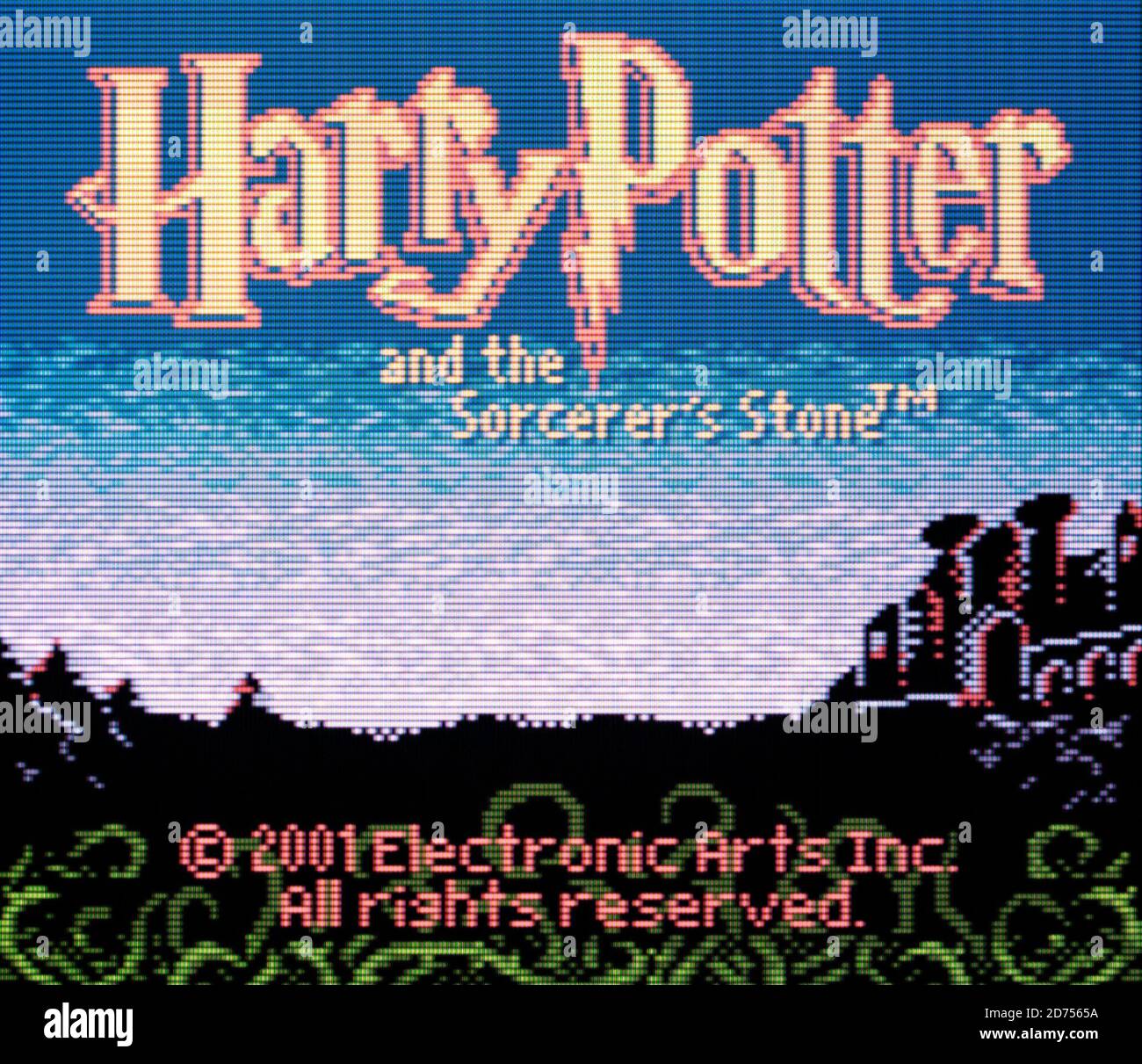 Harry Potter and the Sorcerer's Stone - Nintendo Game Boy Color Videogame - Editorial use only Stock Photo