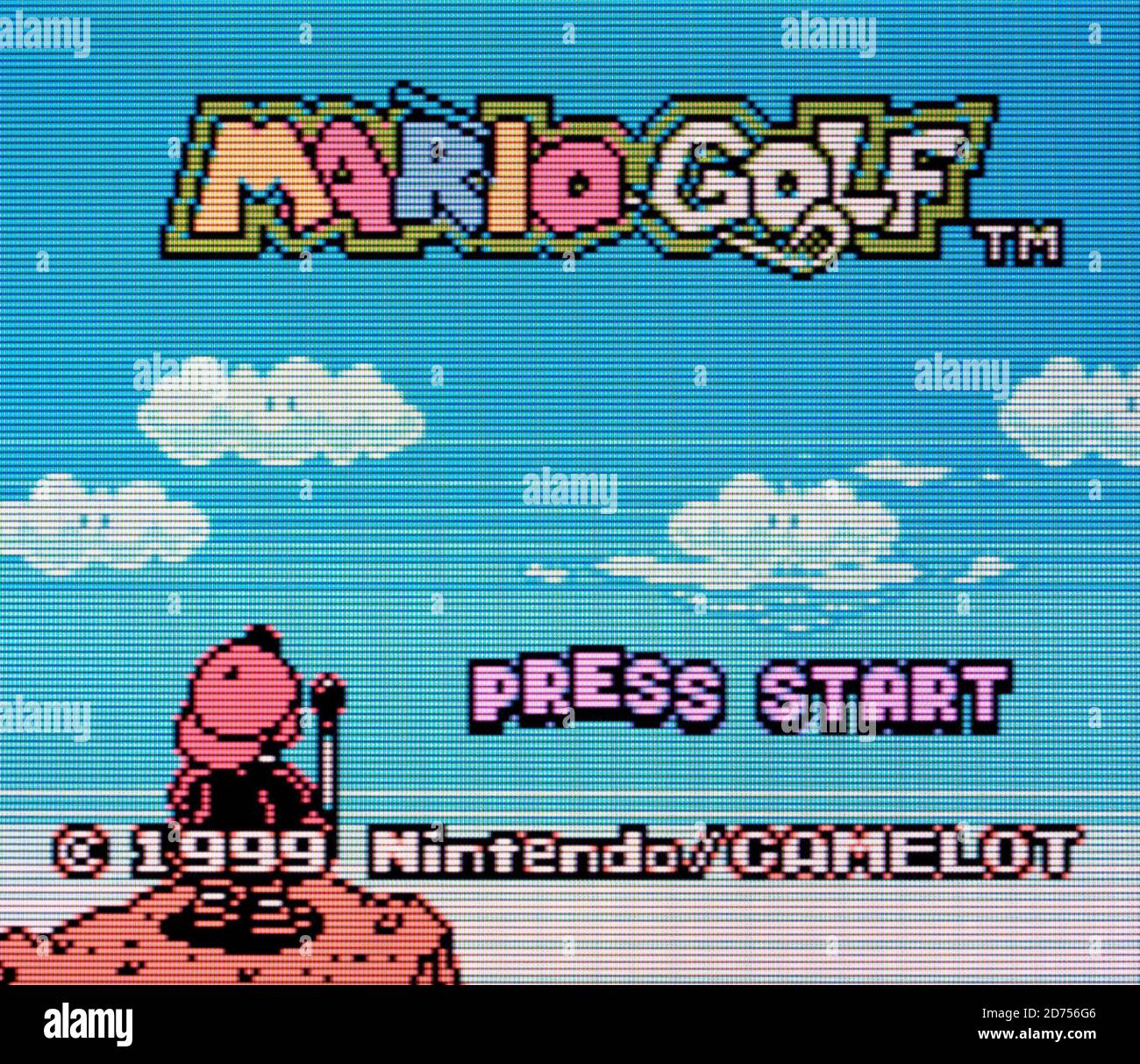 Mario Golf Nintendo Game Boy Color Videogame Editorial use only Stock Photo Alamy