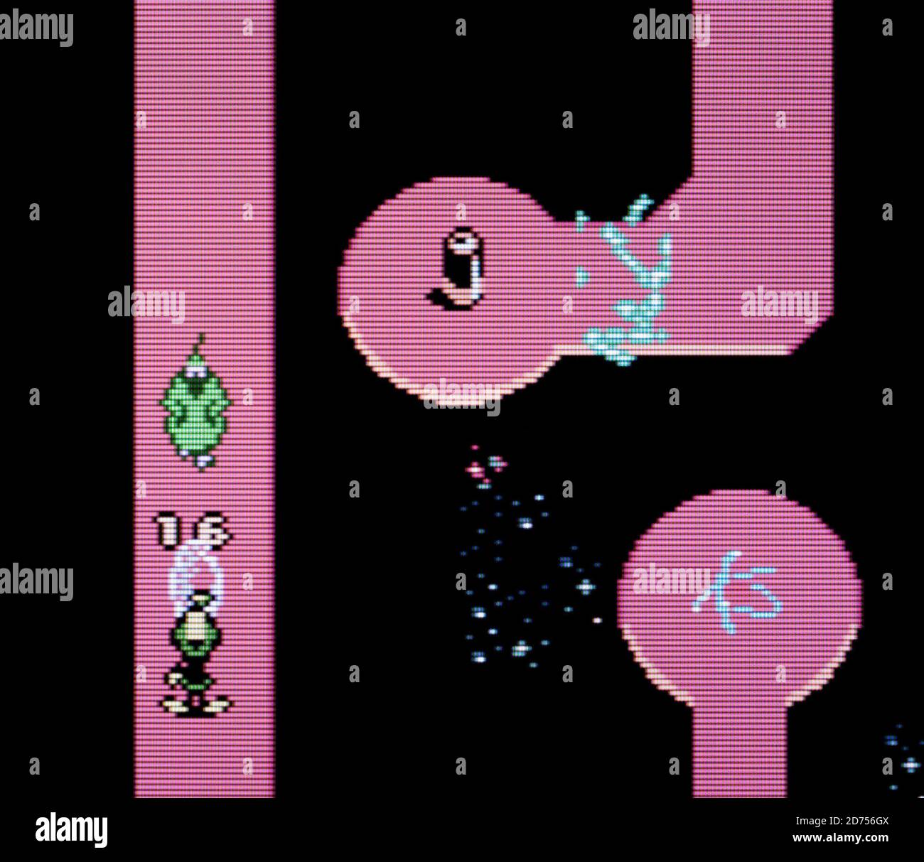 Marvin Strikes Back - Nintendo Game Boy Color Videogame - Editorial use only Stock Photo