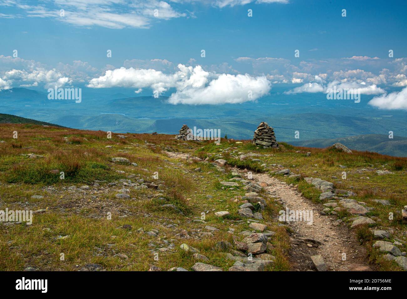 Clouds Over The White Mountains In New Hampshire Stock Photo