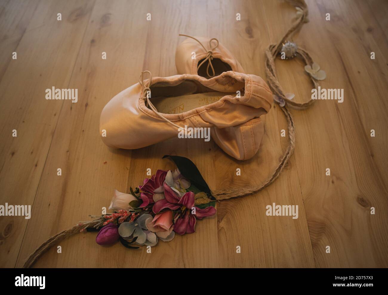 Exhibition of Ballet clothes and outfits Stock Photo
