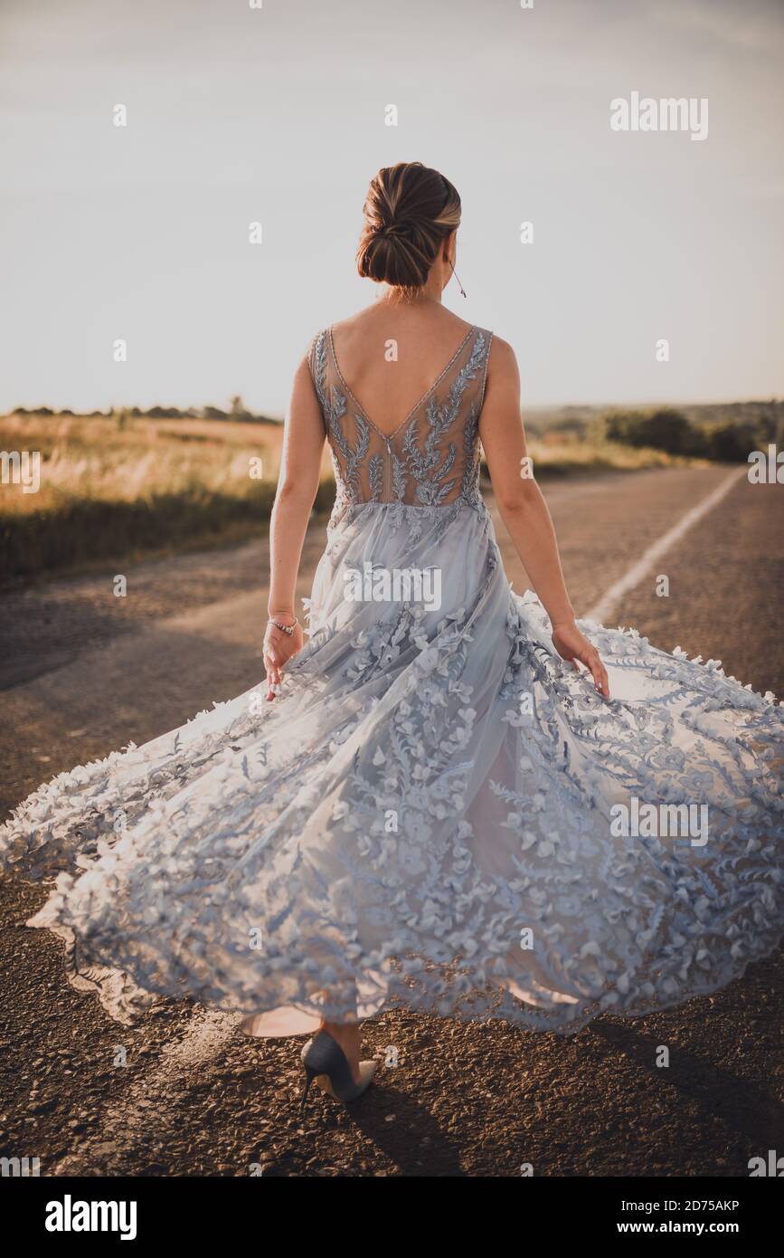Long dress walks hi-res stock photography and images - Alamy