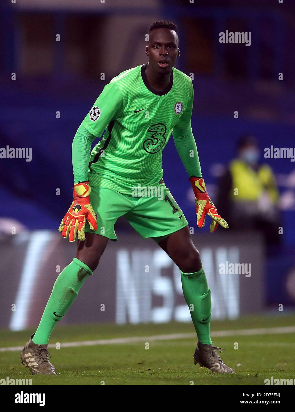 Chelsea goalkeeper Edouard Mendy during the Champions League match at