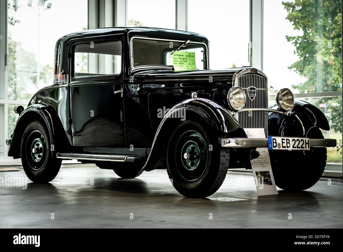 PAAREN IM GLIEN, GERMANY - OCTOBER 03, 2020: Vintage car Peugeot 201 BC, 1933. Die Oldtimer Show 2020. Stock Photo