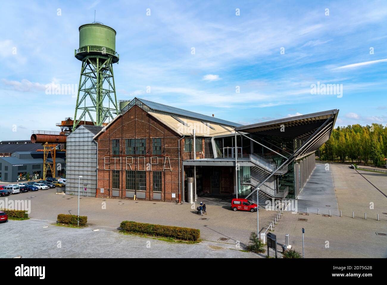 The Jahrhunderthalle in Westpark in Bochum, former steel mill site in the western city centre, NRW, Germany Stock Photo