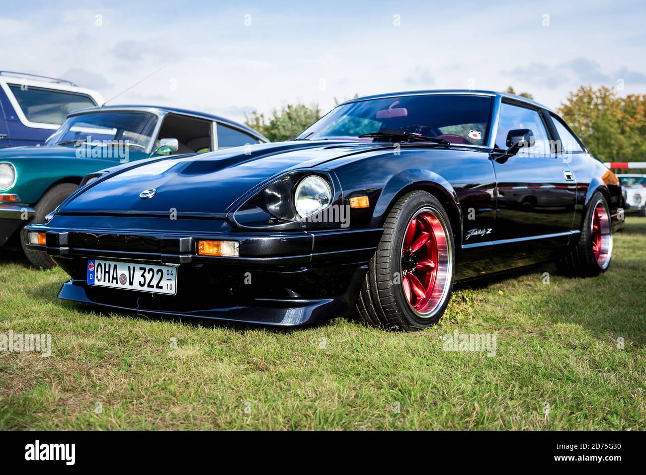 PAAREN IM GLIEN, GERMANY - OCTOBER 03, 2020: Sports car Datsun 280ZX/Nissan S130, 1982. Die Oldtimer Show 2020. Stock Photo