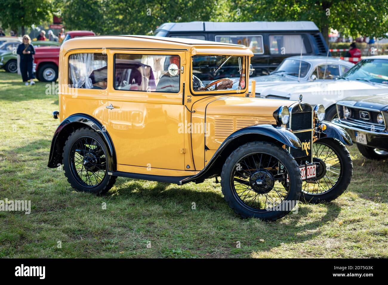 PAAREN IM GLIEN, GERMANY - OCTOBER 03, 2020: Vintage car BMW Dixi, 1930. Die Oldtimer Show 2020. Stock Photo