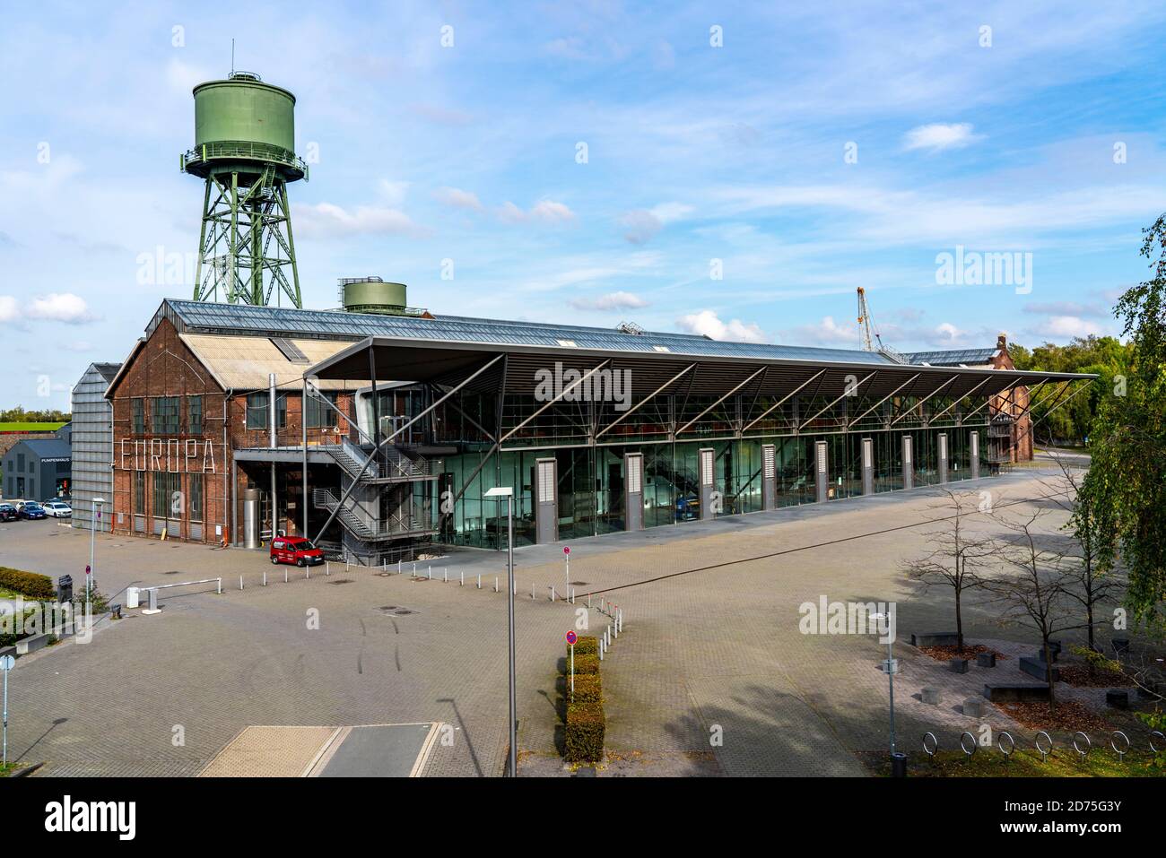 The Jahrhunderthalle in Westpark in Bochum, former steel mill site in the western city centre, NRW, Germany Stock Photo