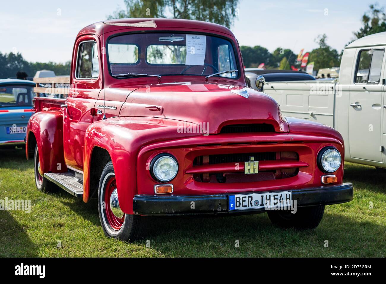PAAREN IM GLIEN, GERMANY - OCTOBER 03, 2020: Pickup truck International R-100, 1954. Die Oldtimer Show 2020. Stock Photo