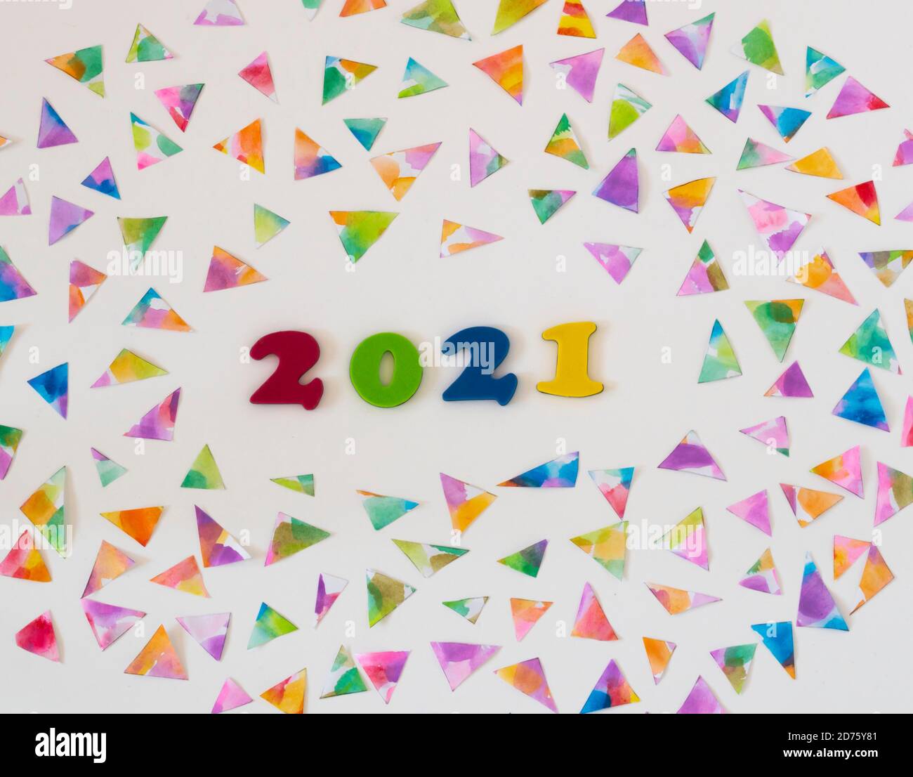 2021 new year background Stock Photo