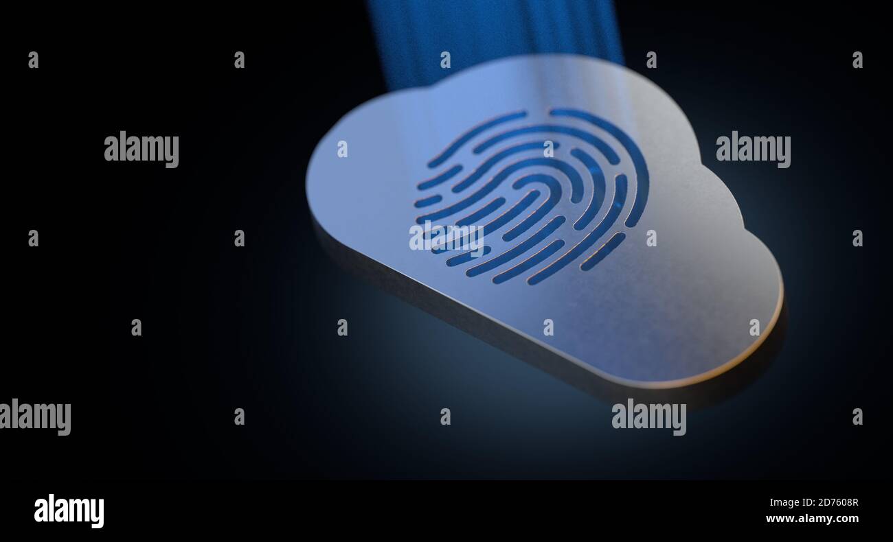 Cyber Security Technology, Protecting Digital Online Information. Online Data Security Stock Photo