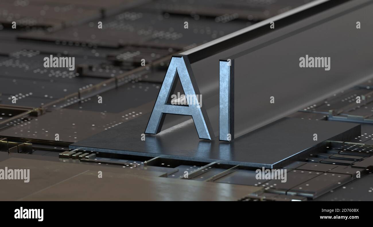 Artificial Intelligence Technology Stock Photo