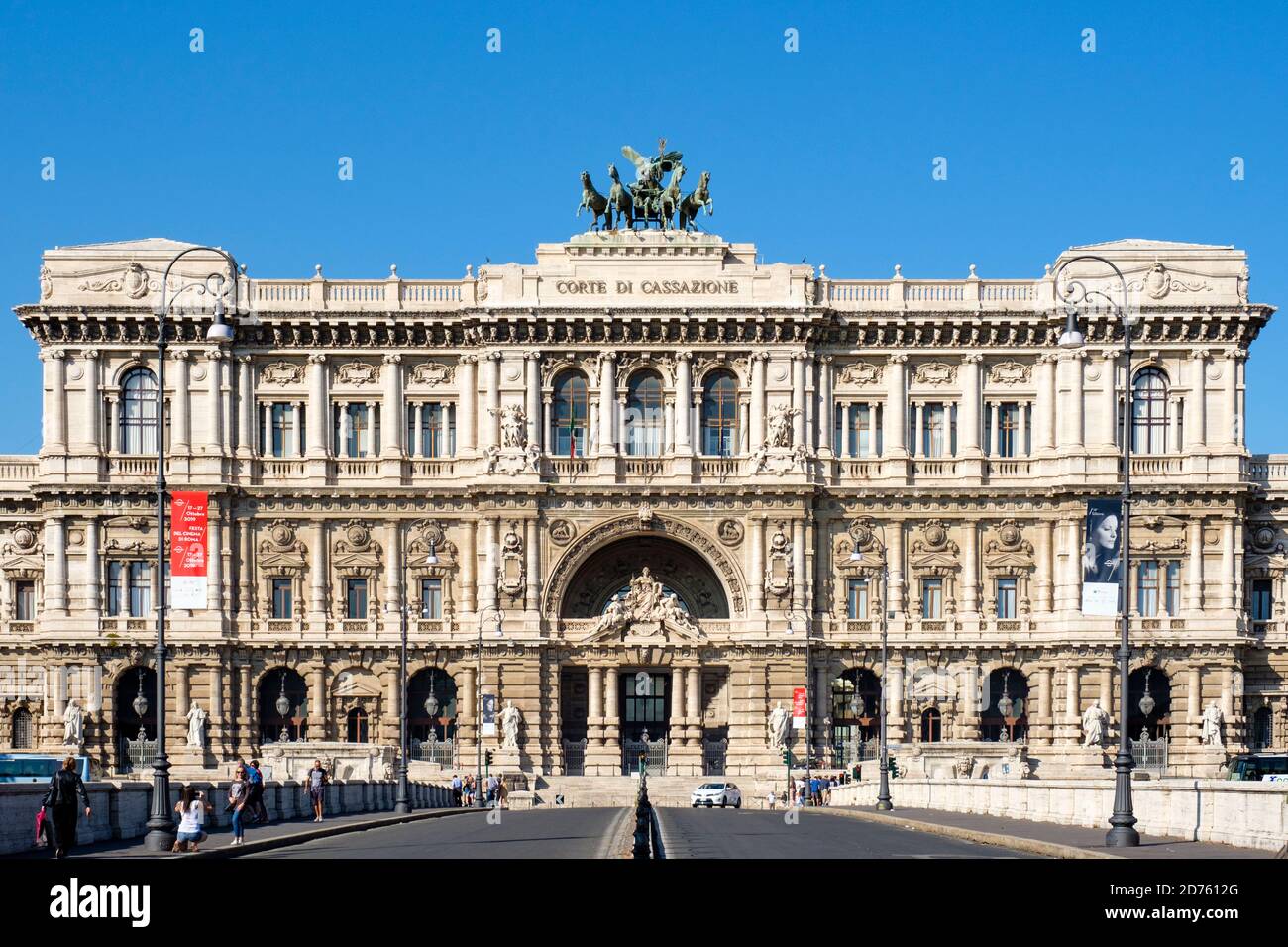 Corte Suprema di Cassazione (Supreme Court of Cassation), Palace of Justice, Rome, Italy Stock Photo