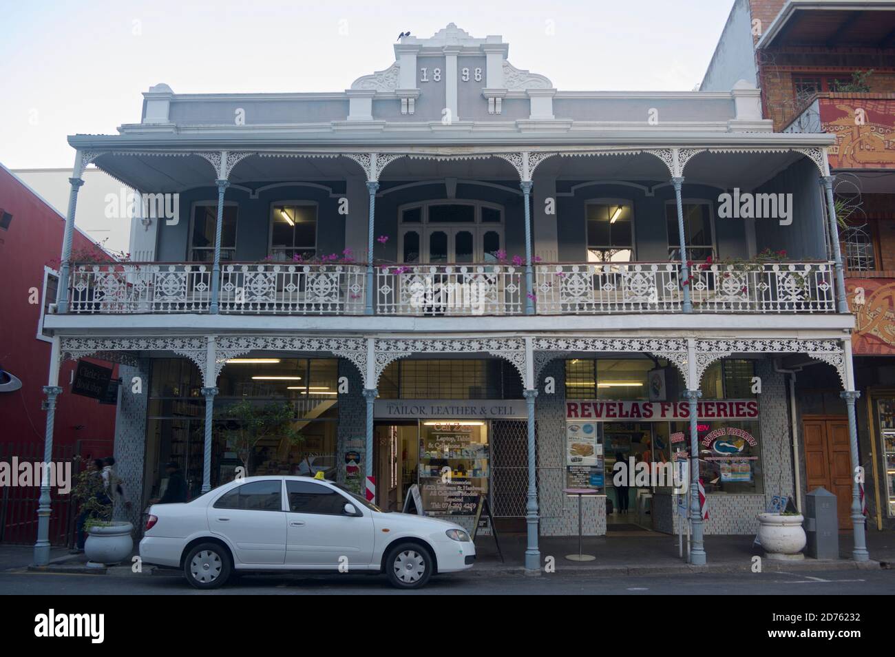 A colonial building on Long Street, Cape Town, South Africa Stock Photo